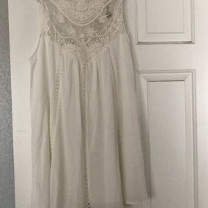 Beautiful white summer dress.